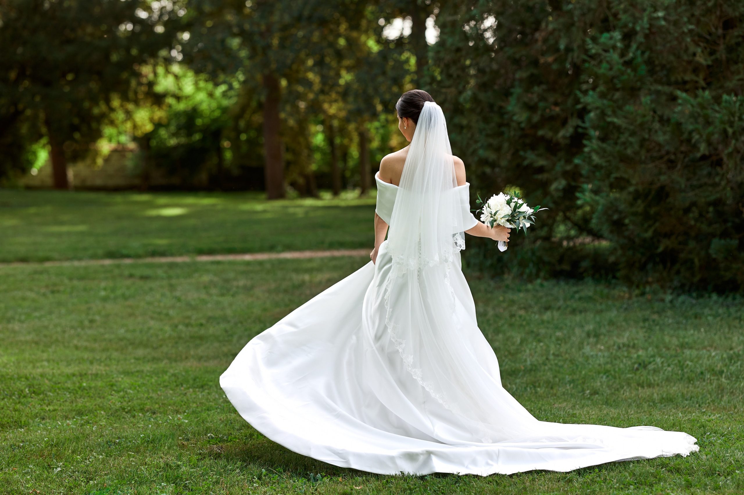 The wedding dress
